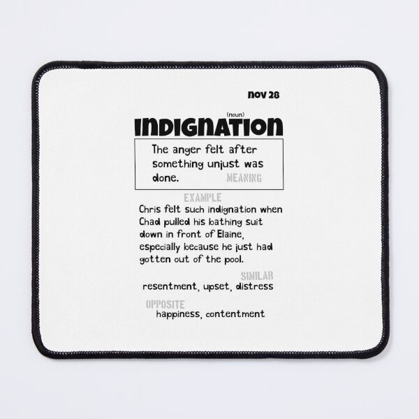 Item preview, November 28 Indignation designed and sold by Square Root of Squid.