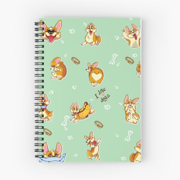 Item preview, Jolly corgis in green  designed and sold by pretty-os.