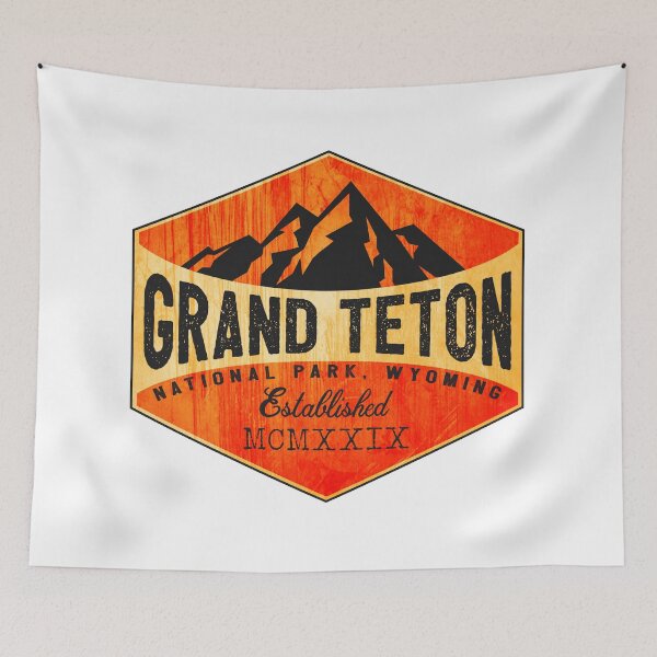 Artikelvorschau, GROSSER TETON NATIONAL PARK WYOMING BERGE TETONS 12 entworfen und verkauft von DESTINATIONS DECAL.
