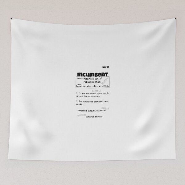 Item preview, May 18 Incumbent designed and sold by Square Root of Squid.