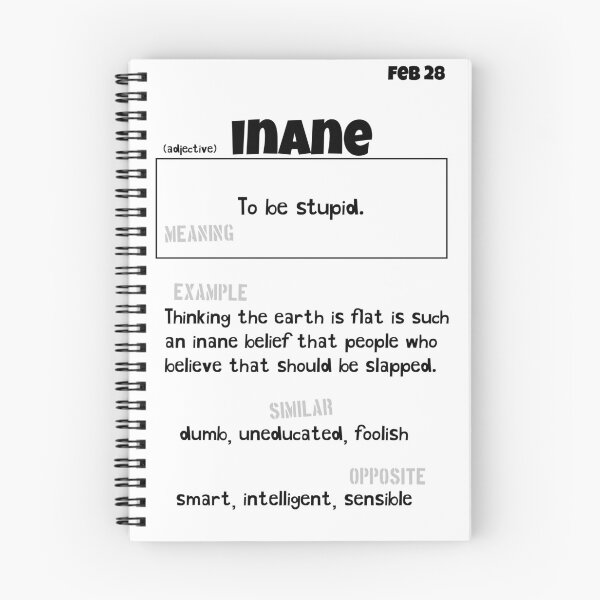 Item preview, February 28 Inane designed and sold by Square Root of Squid.