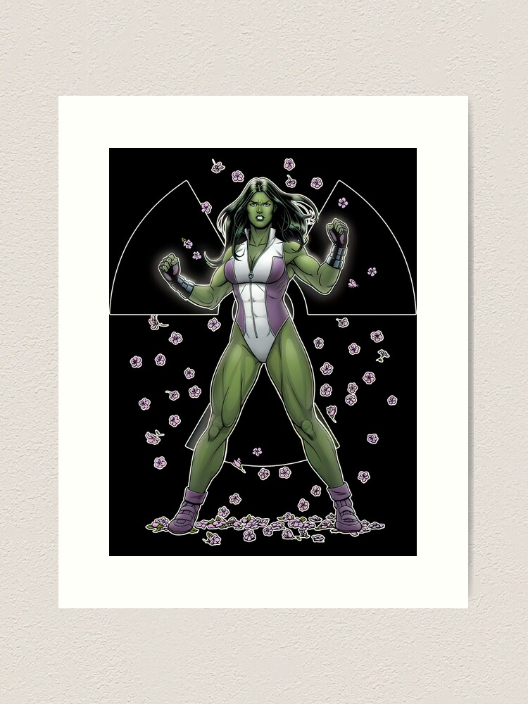 She-Hulk Sexy Girl Art Board Print for Sale by DonnellHoux