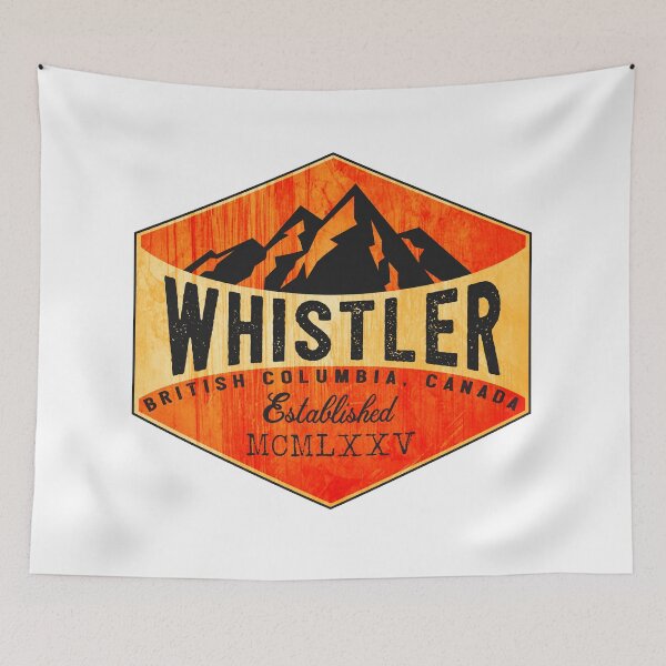 Item preview, SKIING WHISTLER BRITISH COLUMBIA CANADA SKI SNOWBOARD HIKING CLIMBING ZIPLINE designed and sold by DESTINATIONS DECAL.