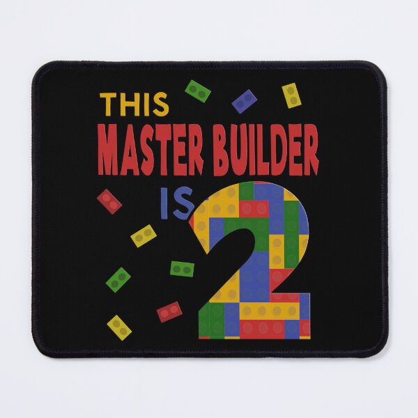 Item preview, Cute Master Builder 2 Years Old Block Building Boys Kids design designed and sold by Merchking1.