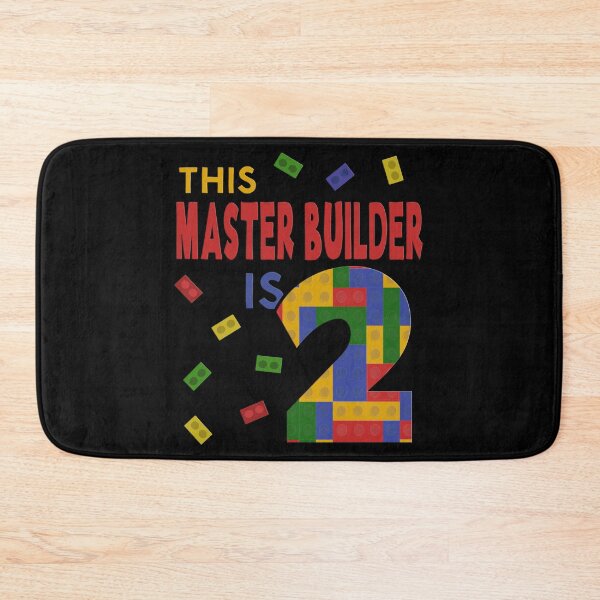 Item preview, Cute Master Builder 2 Years Old Block Building Boys Kids design designed and sold by Merchking1.