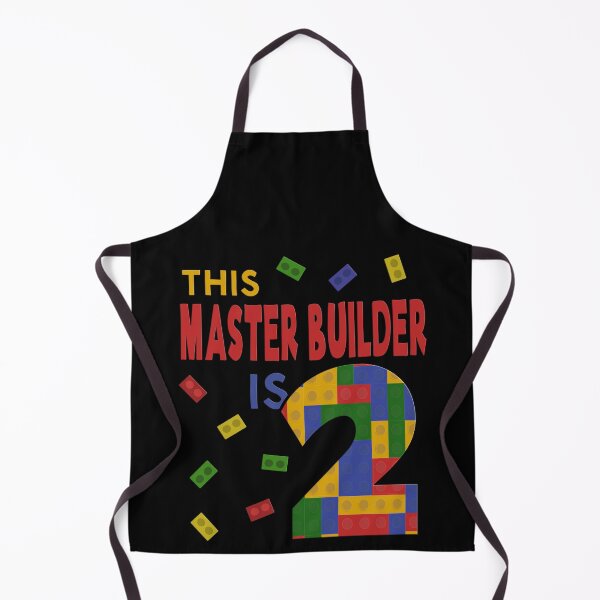 Item preview, Cute Master Builder 2 Years Old Block Building Boys Kids design designed and sold by Merchking1.