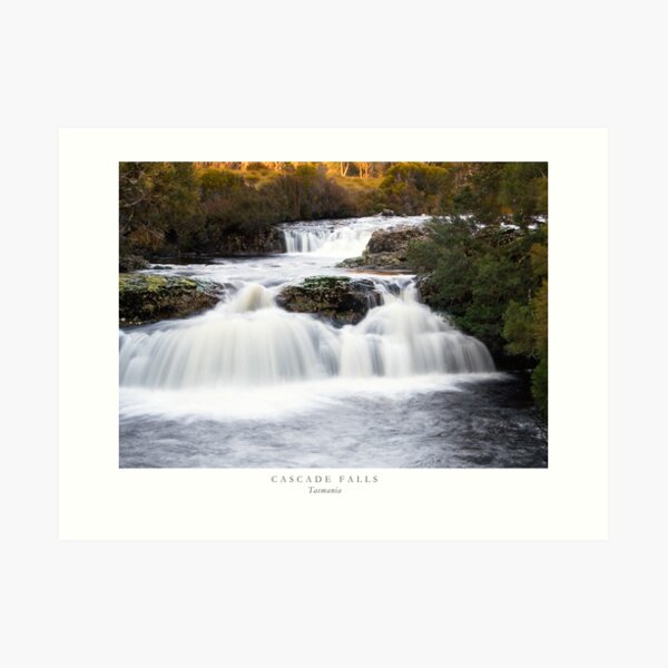 Cascade Falls Tasmania Art Print