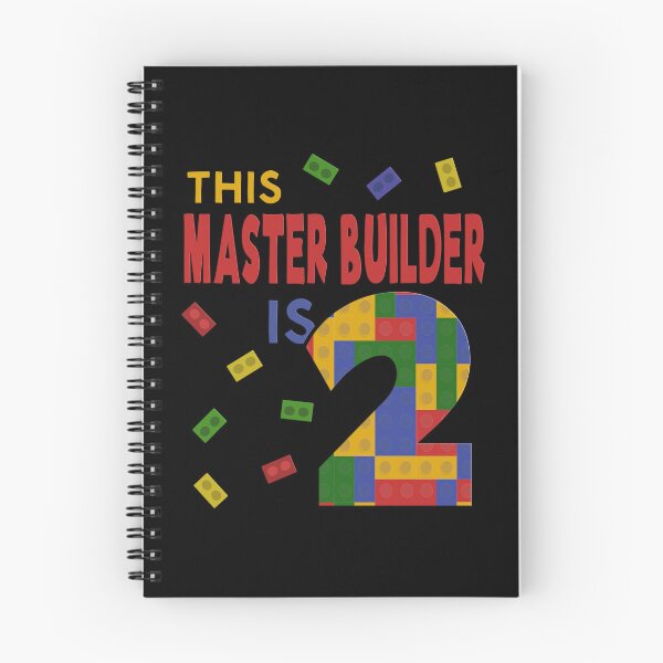 Item preview, Cute Master Builder 2 Years Old Block Building Boys Kids design designed and sold by Merchking1.