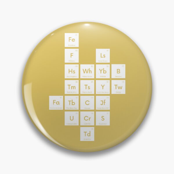Item preview, Taylor Swift Fearless Album Periodic Table designed and sold by helloharu.
