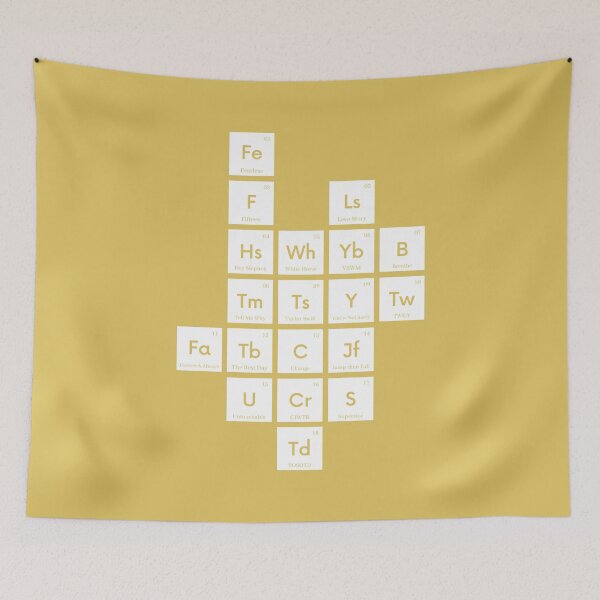 Item preview, Taylor Swift Fearless Album Periodic Table designed and sold by helloharu.