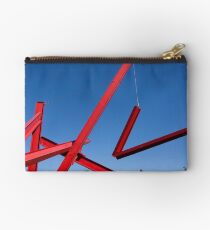 red sculpture Studio Pouch