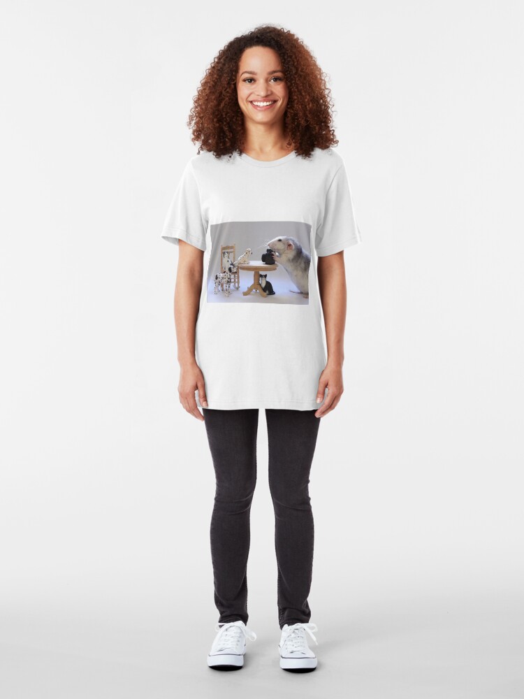 Alternate view of Rosie's studio :) Slim Fit T-Shirt