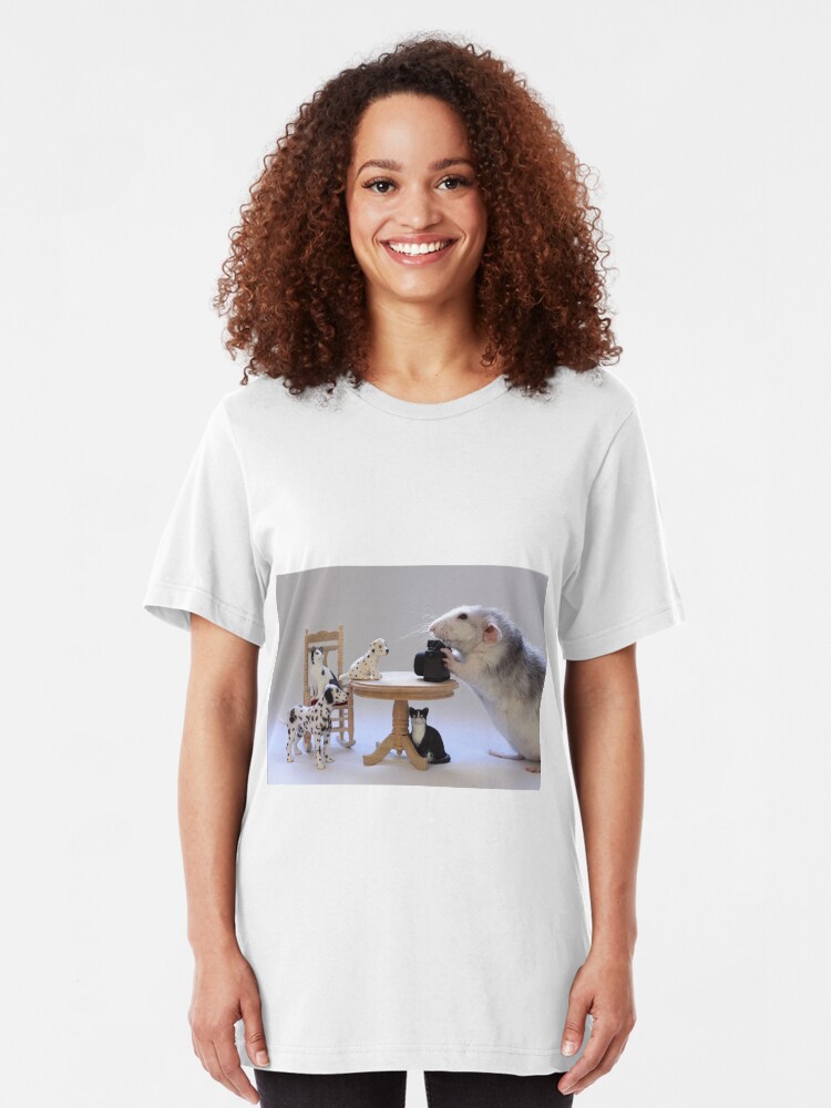 Alternate view of Rosie's studio :) Slim Fit T-Shirt