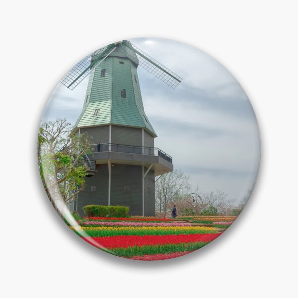 Item preview, Tulips and Windmill in Tsuchiura City, Ibaraki Prefecture, Japan designed and sold by Masako Ogasawara.