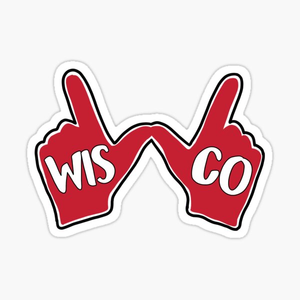 Artikel-Vorschau von WISCO University of Wisconsin "W" zeigt rotes Wisconsin-Logo, designt und verkauft von piperdooley.