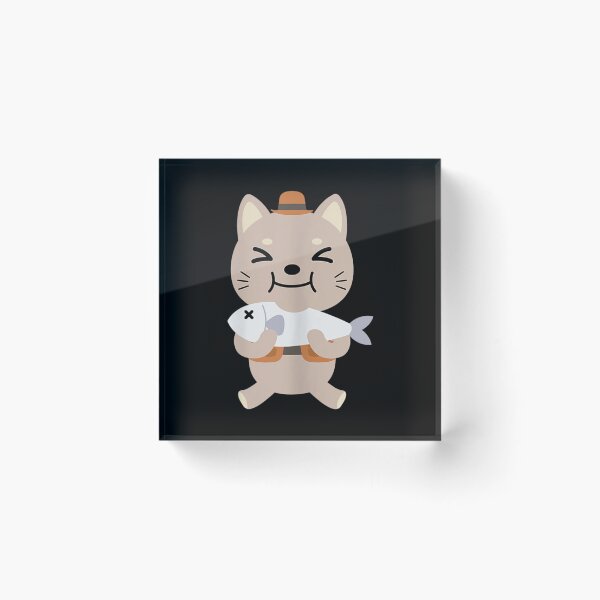 Aperçu de l'œuvre Cute Kitten Eating Fish  créée et vendue par ZedafShop.