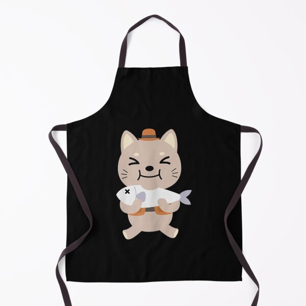 Item preview, Cute Kitten Eating Fish designed and sold by ZedafShop.