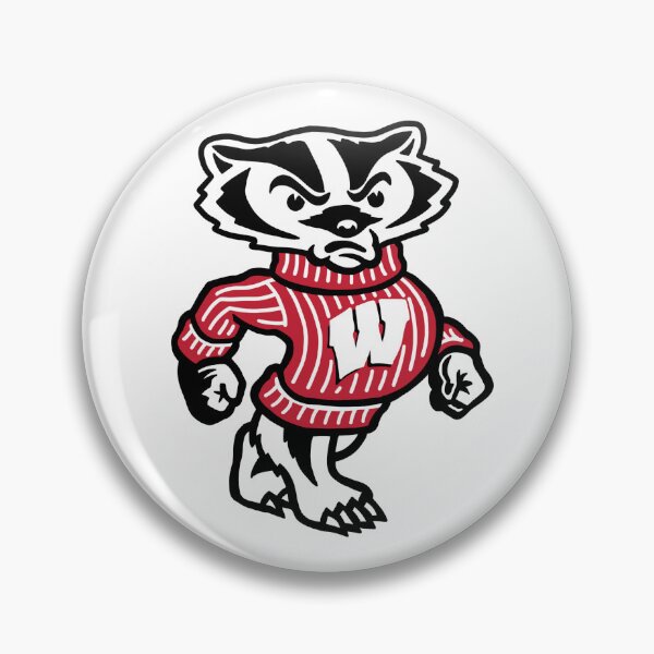 Item preview, University of Wisconsin Bucky Red Badger Logo designed and sold by piperdooley.