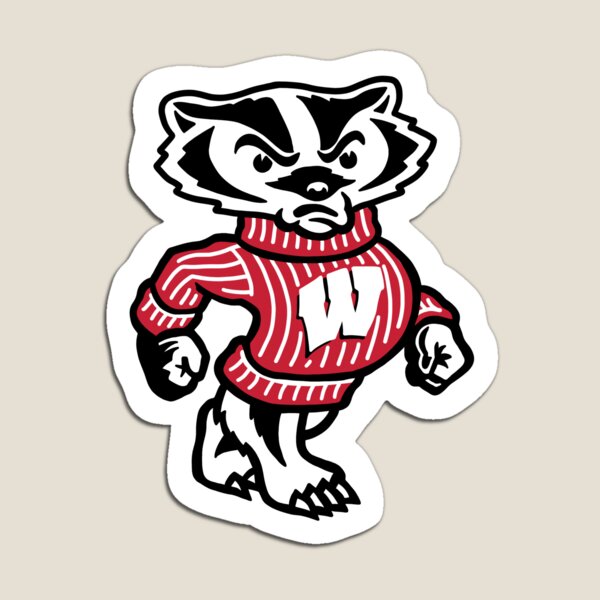 Artikel-Vorschau von Bucky Red Badger-Logo der Universität von Wisconsin, designt und verkauft von piperdooley.