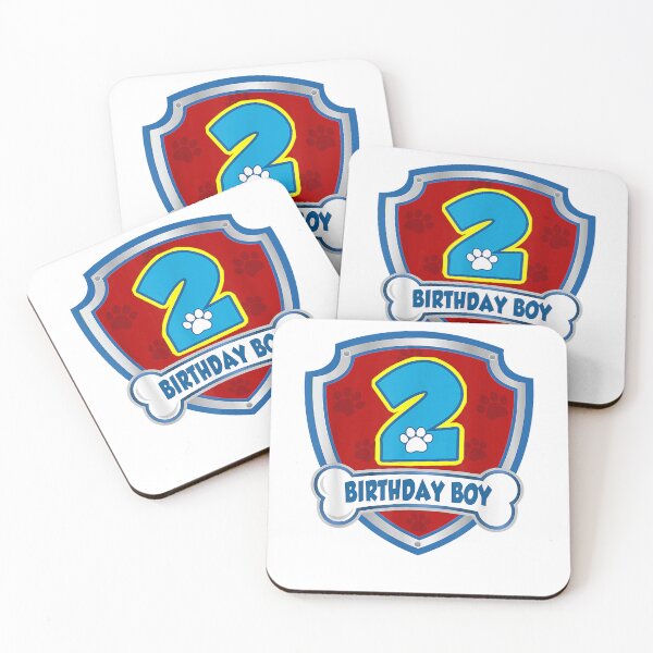 Item preview, Creative Nimble Enthusiasm Relief Cute 2Nd Birthday Boy 2 Years Old Patrol Dogs Paw Lover Kid Retro designed and sold by LessardPlectile.