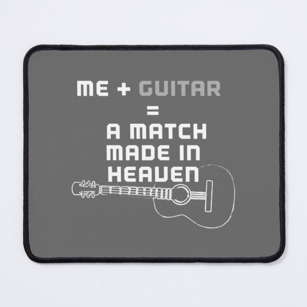 Item preview, Me + guitar = a match made in heaven Classic designed and sold by ickiRoseannOchs.
