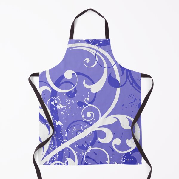 Item preview, White Blue Floral Art designed and sold by Tshirtstory.