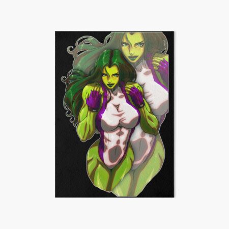 She-Hulk Sexy Girl Art Board Print for Sale by DonnellHoux