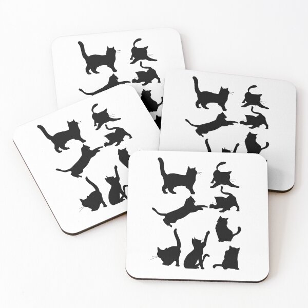 Item preview, sneaky cats designed and sold by Fine Art California.