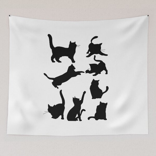 Item preview, sneaky cats designed and sold by Fine Art California.