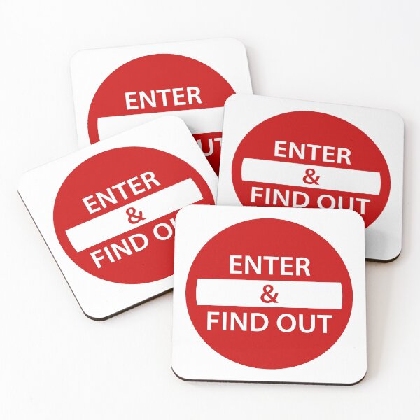 Item preview, Road Sign - Enter & Find Out designed and sold by Clusterfudge.
