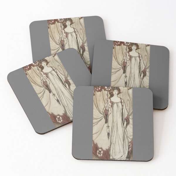 Item preview, Medieval lady - Arthur Rackham Classic designed and sold by ickiRoseannOchs.