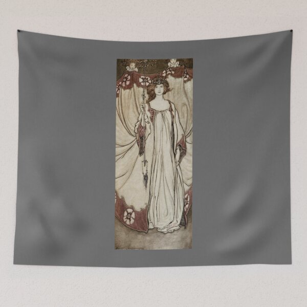 Item preview, Medieval lady - Arthur Rackham Classic designed and sold by ickiRoseannOchs.
