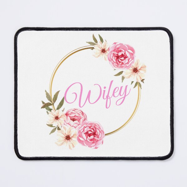 Item preview, Wifey floral wreath designed and sold by TruLuv.