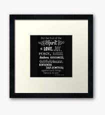 Fruit of the Spirit (Galatians 5:22-23) Framed Print
