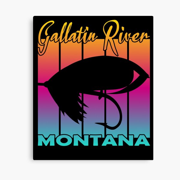 Montana Fly Fishing Canvas Print