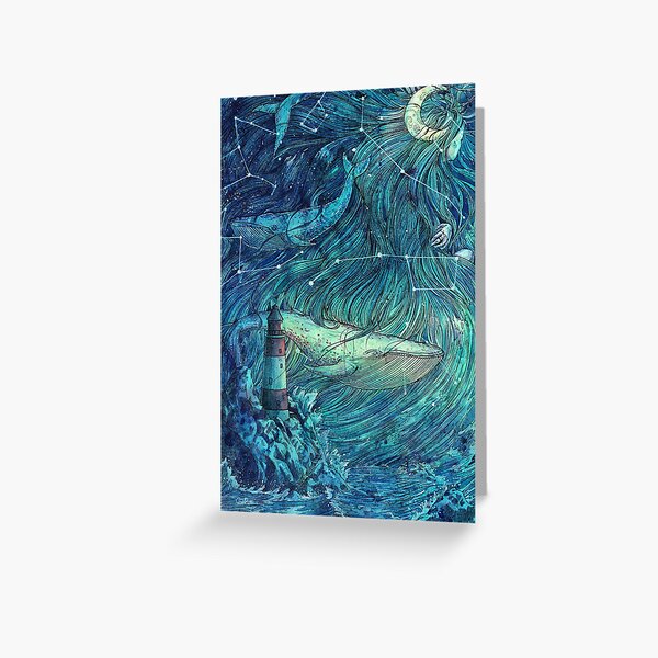 Moonlit Sea Greeting Card