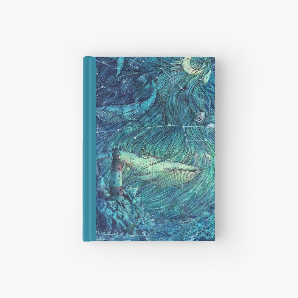 Moonlit Sea Hardcover Journal