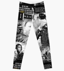 martin luther king jr Leggings