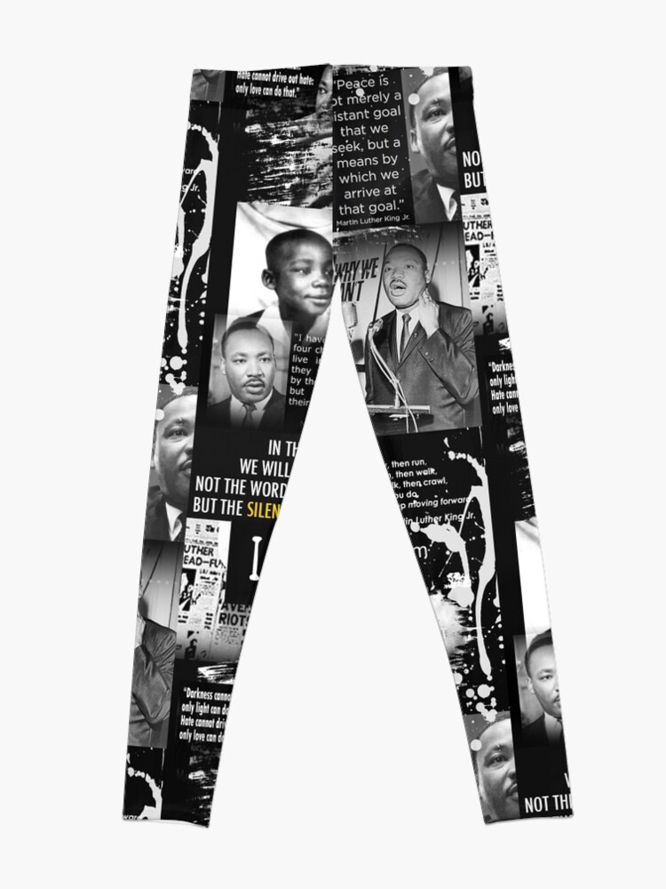 Alternate view of martin luther king jr Leggings