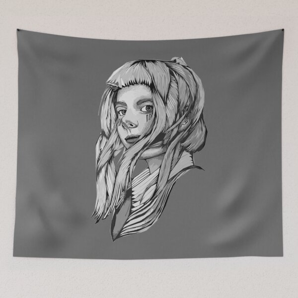 Item preview, Aurora Aksnes - Black & White Edition Essential designed and sold by ShellyDeCeuster.