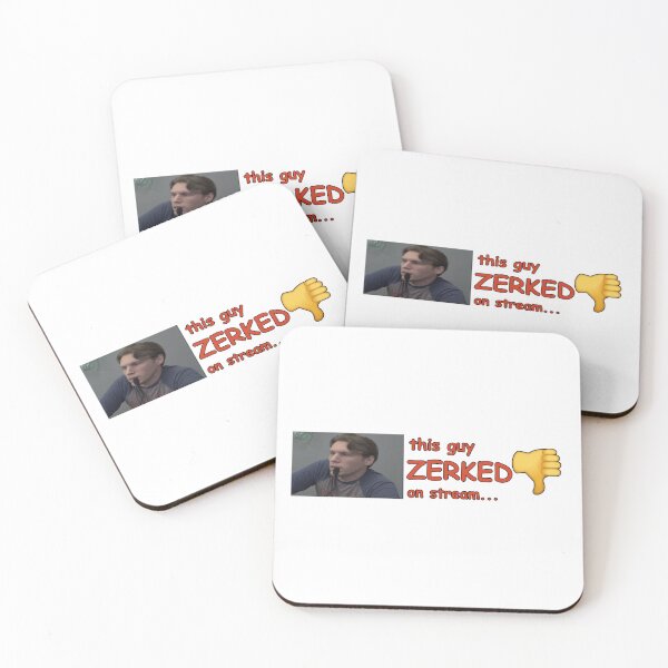 Item preview, jerma zerked on stream bumper sticker designed and sold by kotonok0.