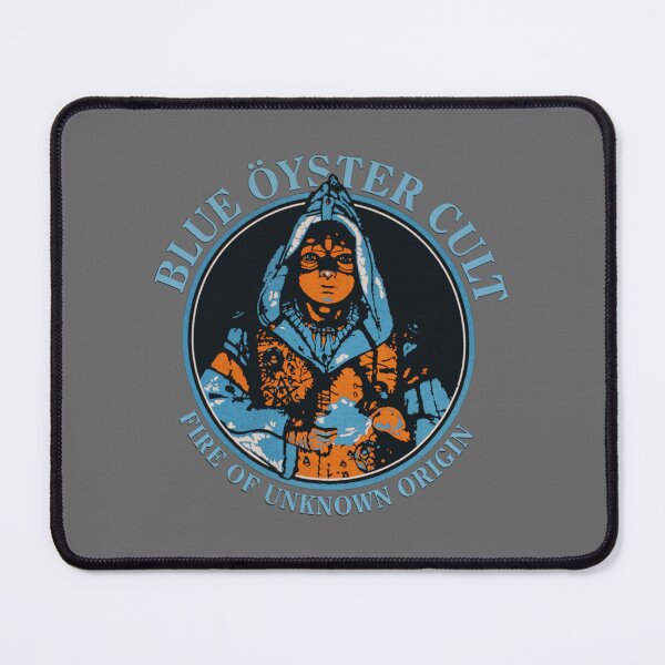 Item preview, Blue Oyster Cult BOC Fire Of Unknown Origin Vintage Retro art Classic designed and sold by Brenda Simsn.