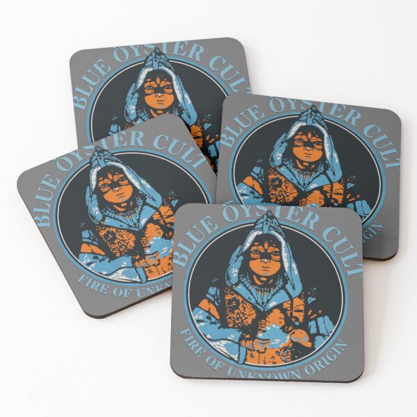 Item preview, Blue Oyster Cult BOC Fire Of Unknown Origin Vintage Retro art Classic designed and sold by Brenda Simsn.