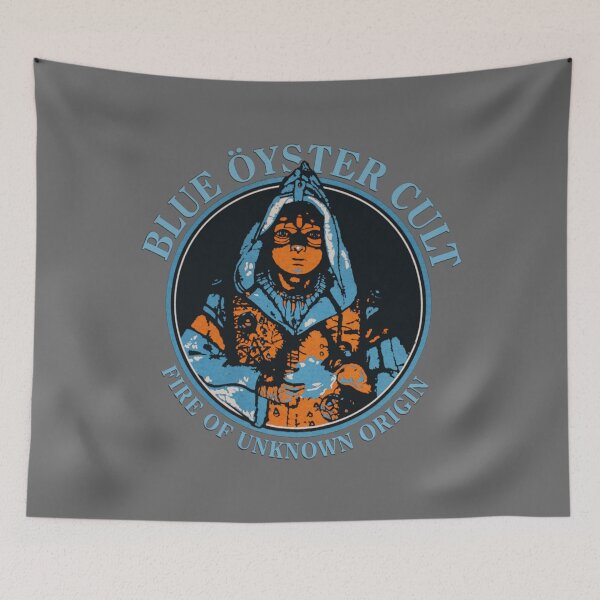 Item preview, Blue Oyster Cult BOC Fire Of Unknown Origin Vintage Retro art Classic designed and sold by Brenda Simsn.