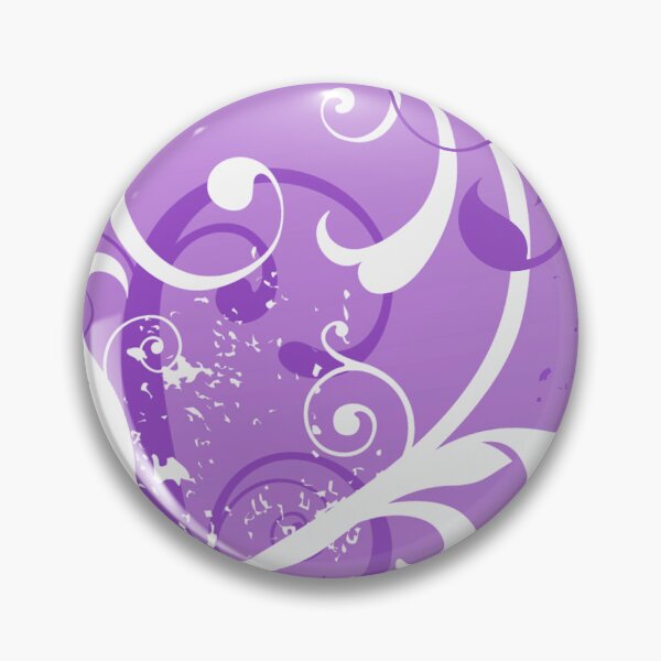 Item preview, White Purple Floral Art  designed and sold by Tshirtstory.