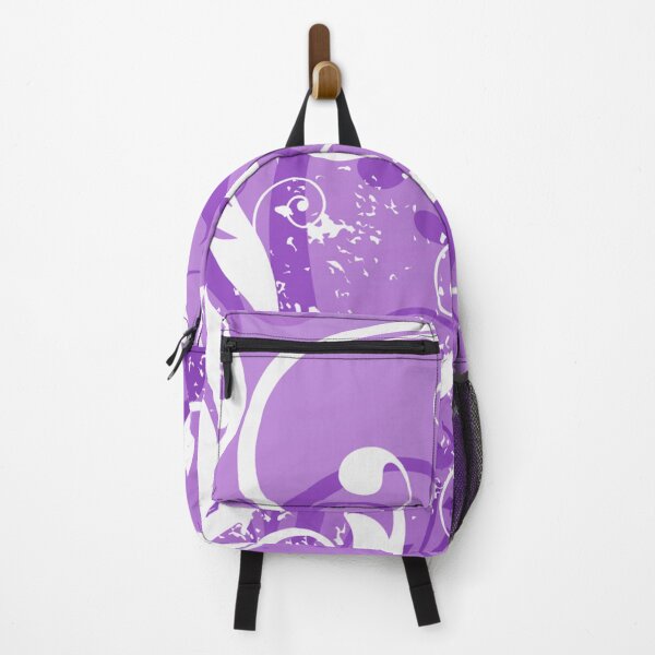 Item preview, White Purple Floral Art designed and sold by Tshirtstory.