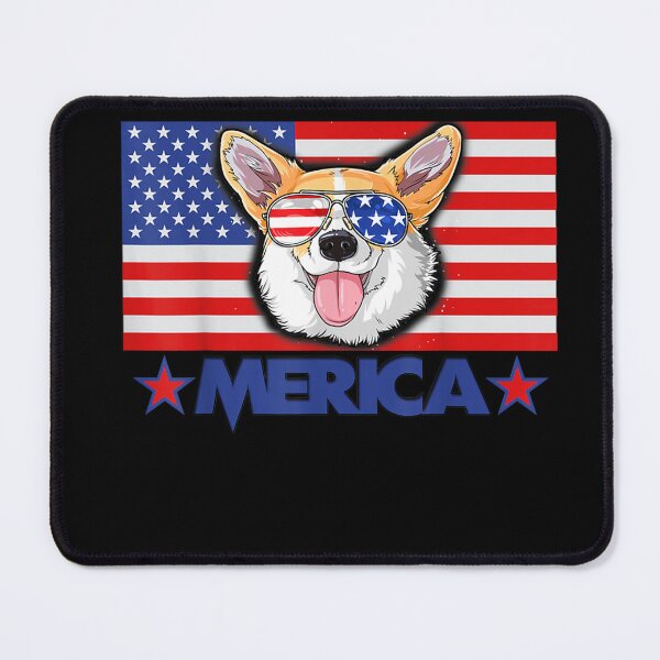 Item preview, Funny Corgi Dog Merica 4th of July Independence Day T-Shirt designed and sold by BoeselLiesel.