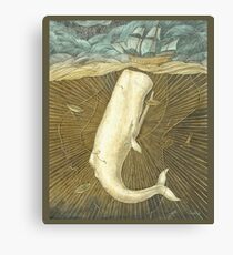 White Whale Canvas Print