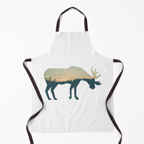 Item preview, Árboles forestales bajo el cielo tranquilo Moose | lindo alce designed and sold by BopleDesigns.