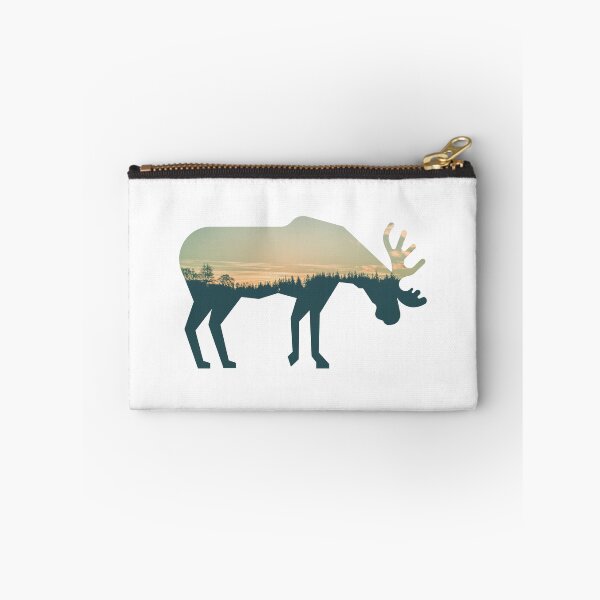 Item preview, Forest Trees Under Calm Sky Moose | Cute Moose designed and sold by BopleDesigns.